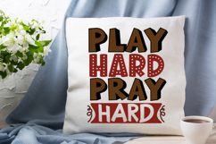 Play hard pray hard SVG, Mom Football SVG Bundl Product Image 4