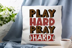 Play hard pray hard SVG, Mom Football SVG Bundl Product Image 4