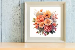 Wedding Flowers Bouquet Clipart, Watercolor Clipart Product Image 3
