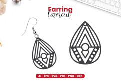 Earring LaserCut - Lasercut File Product Image 1