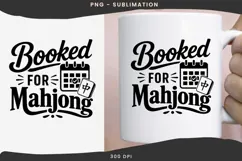Mahjong quote png design for T-shirts Product Image 3