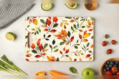 Autumn Fall Foliage Cutting Boards sublimation Design Product Image 3