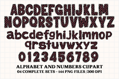 Father’s Day Alphabet clipart, father’s day letters doodle Product Image 3