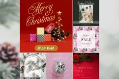 Canva Christmas Advertising Instagram Posts Product Image 3