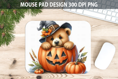 Watercolor Bear Mouse Pad Sublimation - Animal PNG Product Image 1