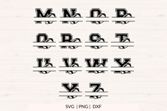 Football Monogram SVG Bundle 26 Letters Product Image 3