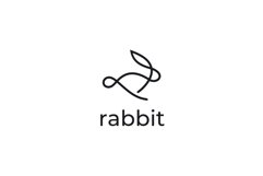 Rabbit logo design vector illustration Product Image 3