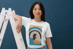 Mother and Baby Rainbow Three Size Embroidery Design Product Image 2