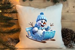 Funny Snowman Sublimation Clipart, Christmas PNG Product Image 3