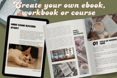 300 page Coach Workbook &amp; Ebook Kit Canva Product Image 3