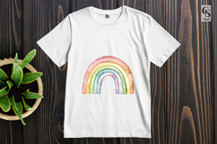 Colorful Rainbow Watercolor Clipart PNG Product Image 3