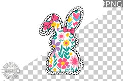 Easter Cute Bunny - Easter Clipart PNG Design Product Image 1