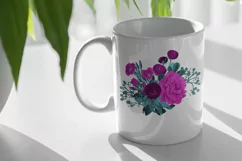 Flowers clipart | PNG Sublimation design, t shirt print Product Image 3