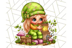 Gnomes at Work Clipart PNG, Cute Gnomes PNG Illustration Product Image 3