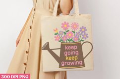 Keep going, keep growing PNG, Positive Motivation Sublimatio Product Image 1