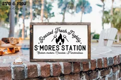 S'Mores Station svg, S'more Sign svg, Campsite Sign svg Product Image 3