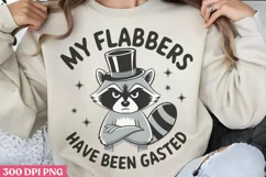 My flabbers PNG, Funny Animal Sublimation PNG Product Image 3