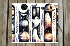 Halloween brushstroke | 4 spooky Sublimation Tumbler designs Product Image 2