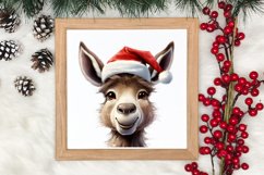 Christmas Farm Animal Peeking Clipart Sublimation Product Image 3