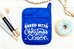 Baked with christmas cheer SVG, Christmas Pot SVG Product Image 2