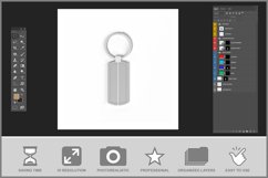 Keychain Mockup Product Image 3