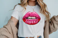 XOXO Sublimation PNG, Valentine's love quotes Sublimation Product Image 3