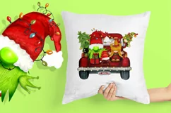Christmas Thief with kids on a truck, Christmas Truck Product Image 3