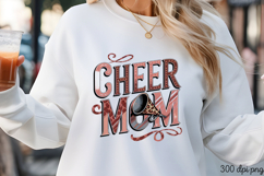 CHEER MOM PNG,Mothers day Mom sublimation Product Image 3