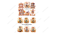 Huge Bundle, Autumn Mega Clipart Bundle, Fall Clipart Product Image 3