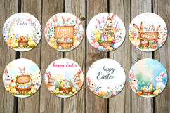 Watercolor Easter | spring Car coaster &amp; key chain designs Product Image 3