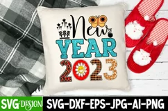 New Year 2023 Sublimation Design , New Year 2023 PNG Product Image 3