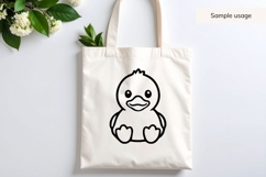 Cute Baby Duck SVG Product Image 3