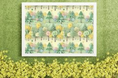 20 Seamless Springtime Forest Digital Paper For Download Product Image 6
