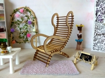 Dollhouse parametric chair digital file, modern 1:6 scale Product Image 3