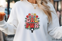 GRL PWR PNG, Girl Power sublimation Product Image 3