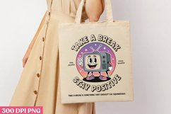 Take a Break PNG, Retro Positive Sublimation PNG Product Image 3
