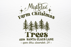 Farmhouse Old Christmas Sign SVG Product Image 3