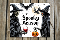 Spooky Halloween | 4 Skinny tumbler sublimation designs Product Image 3