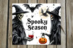Spooky Halloween | 4 Skinny tumbler sublimation designs Product Image 3