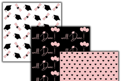 Graduation 2026 baby pink digital papers Product Image 2
