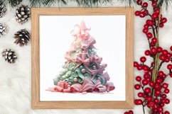 Pastel Christmas Shublimation Clipart, Pastel Christmas Clip Product Image 1