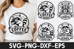 Funny Raccoon SVG | Cute Raccoon Quotes PNG DXF EPS SVG Product Image 1