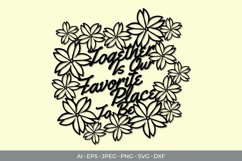 Together is Our Favourite Place to Be Papercut Product Image 2