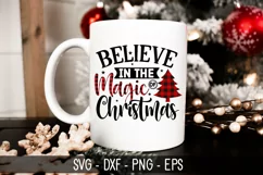 Believe in the magic of Christmas SVG- Christmas Design Product Image 2