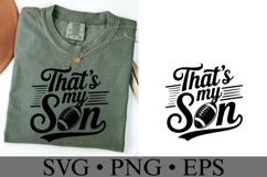 That&#039;s my son Svg | Game Day Svg | Sport Svg | Shirt Svg Product Image 3