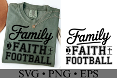 Family Faith Football Svg | Sport Svg | Shirt Svg Product Image 3
