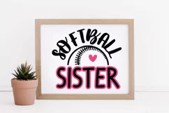 Softball sister svg, softball shirt svg, softball svg Product Image 2