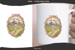 Walk with me png design for T-shirts Product Image 3