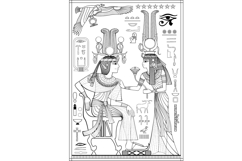 Egyptian coloring pages. Product Image 4
