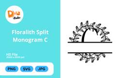 Floralith Split Monogram Product Image 1